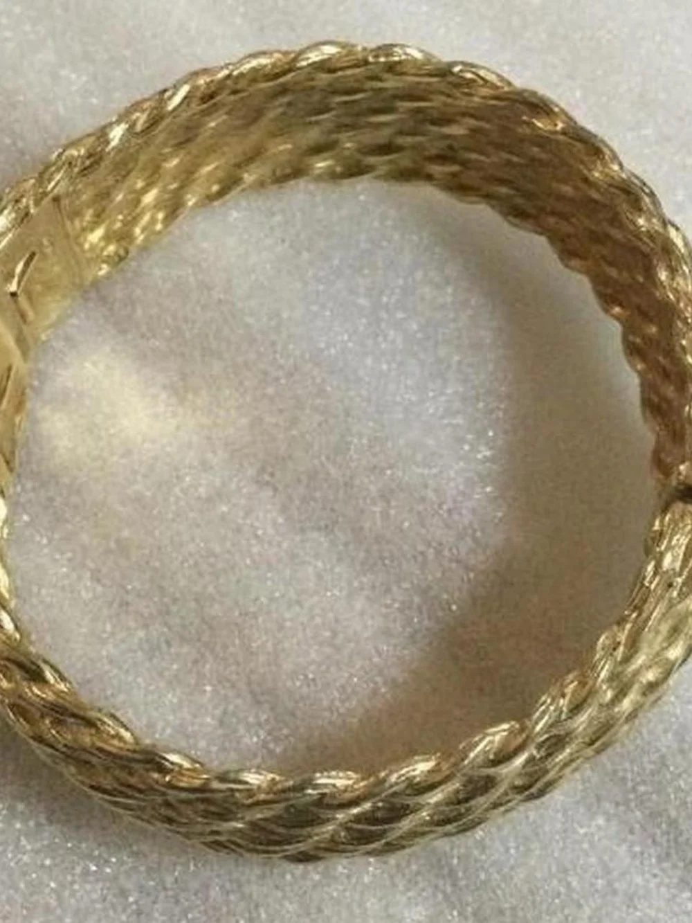 Castlecliff Hinged Bangle Bracelet